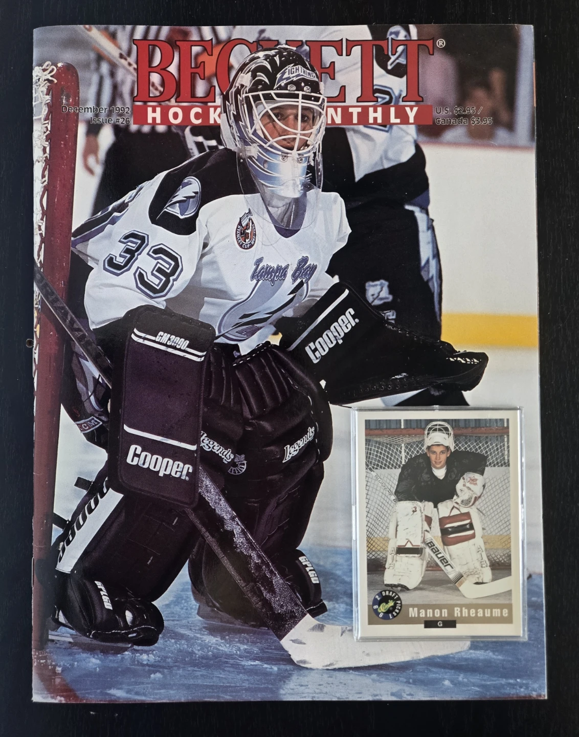 Vintage Manon Rheaume Lot- 92 Beckett And R.C. NRMT-MT - photo 5