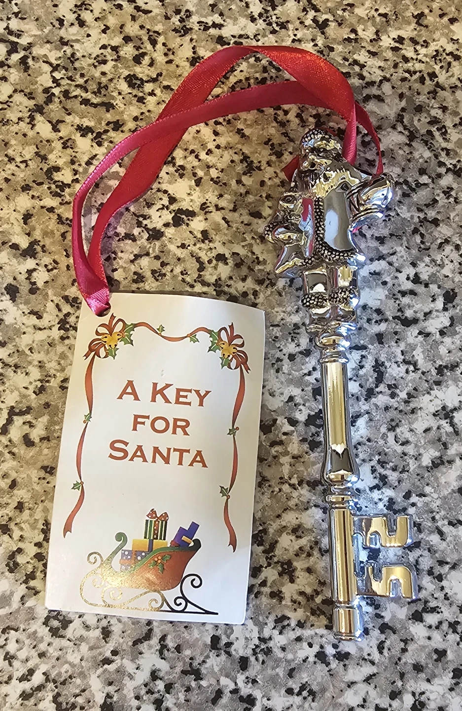 A Key for Santa Christmas Ornament