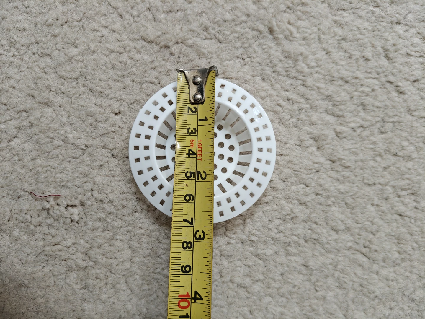 White Plastic Sink Strainers - photo 3
