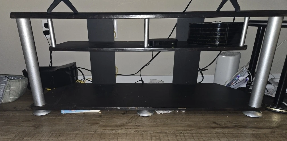 Multilevel Tv Stand with Shelves