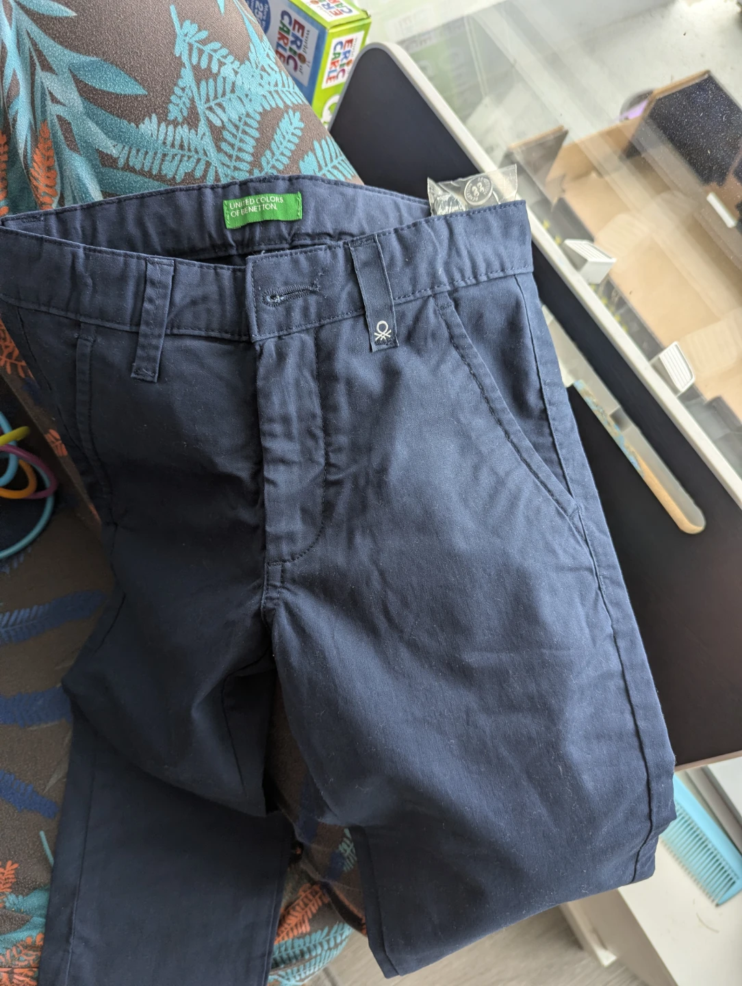Benetton Navy Blue Pants - photo 3