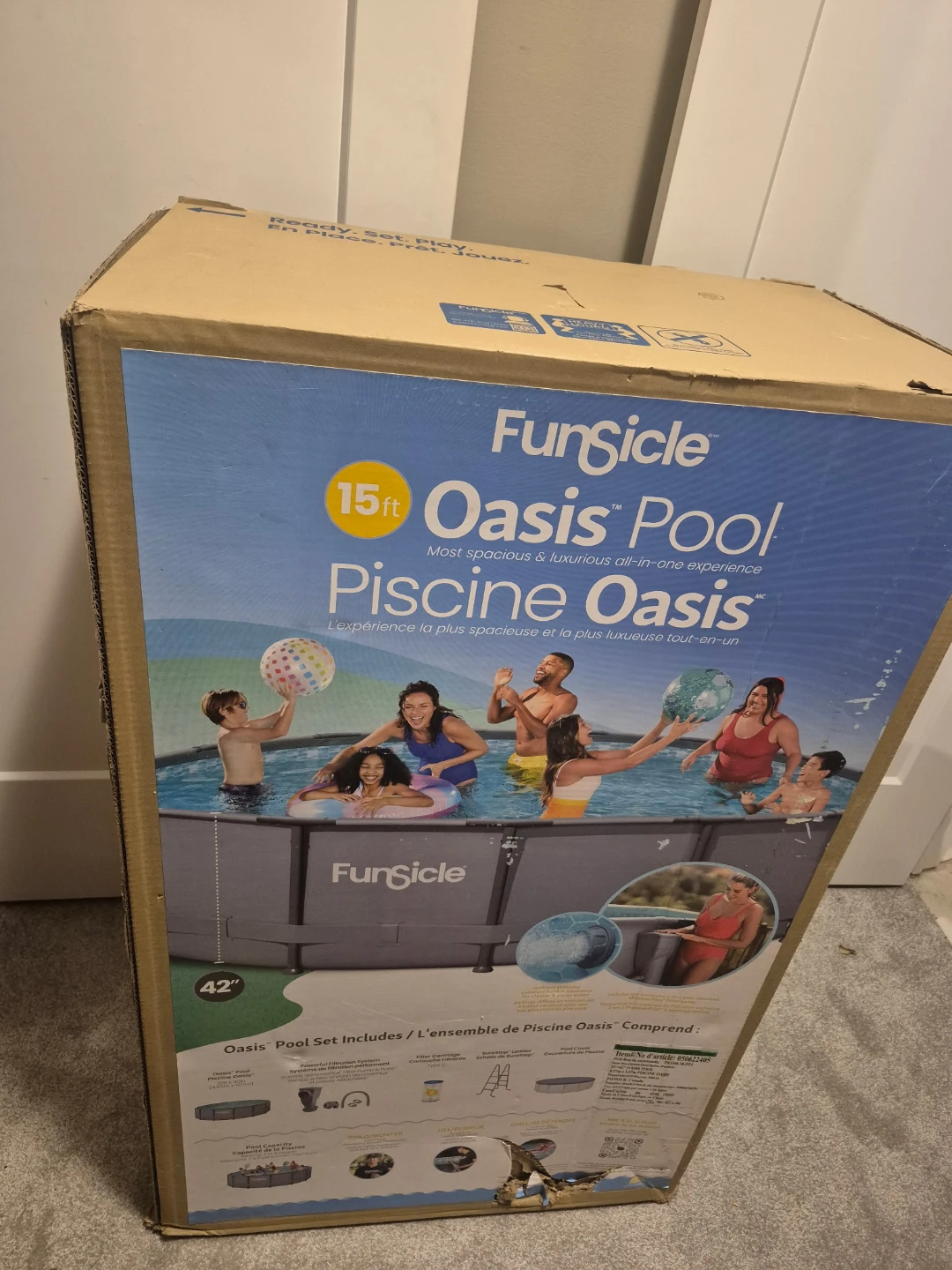 Funsicle 15ft Oasis Pool Set