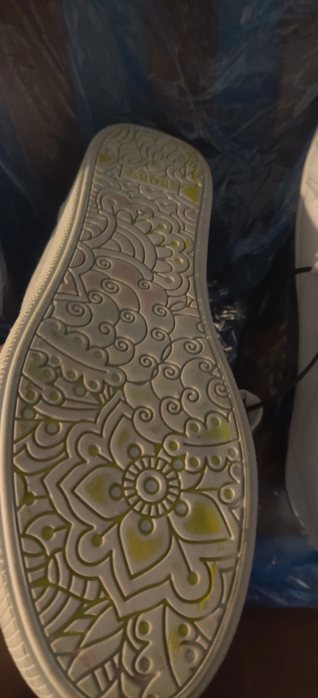 BOBS from Skechers White Canvas Sneakers Size 11 - photo 4