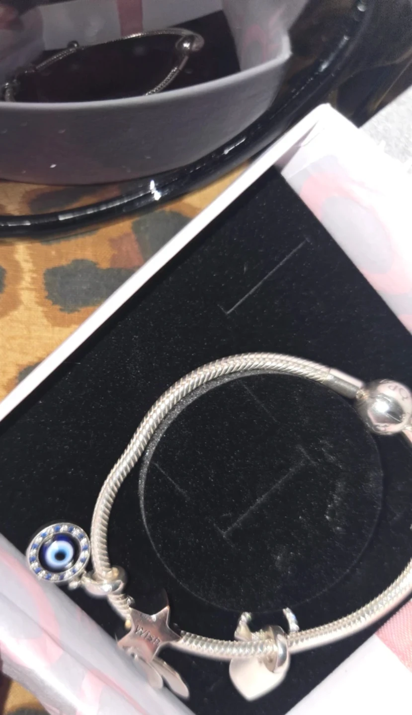 Pandora Sterling Silver Bracelet with Charms