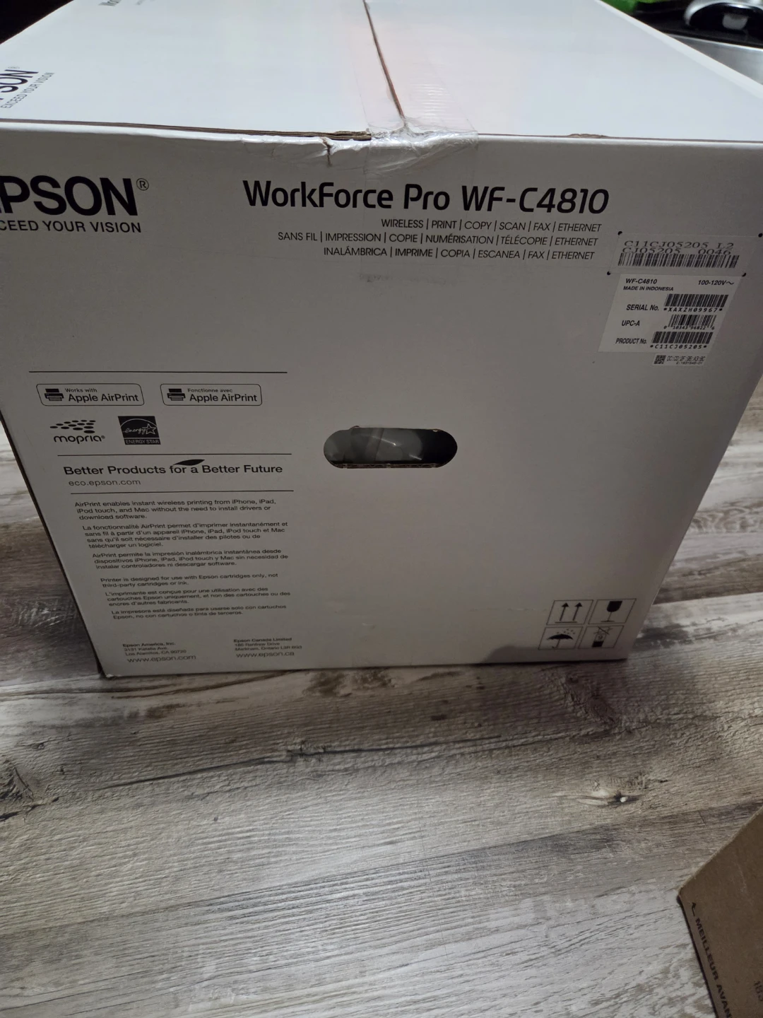 Epson Workforce Pro WF-C4810 All-in-One Printer - photo 2