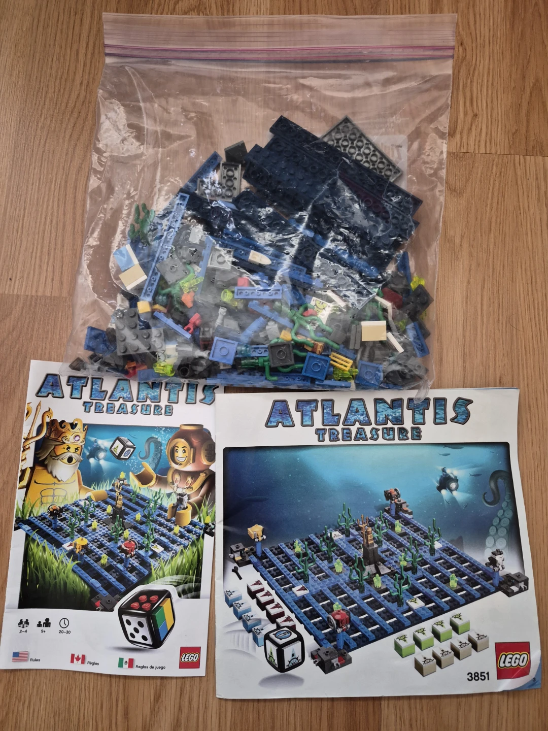 LEGO Atlantis Treasure 3851 Set