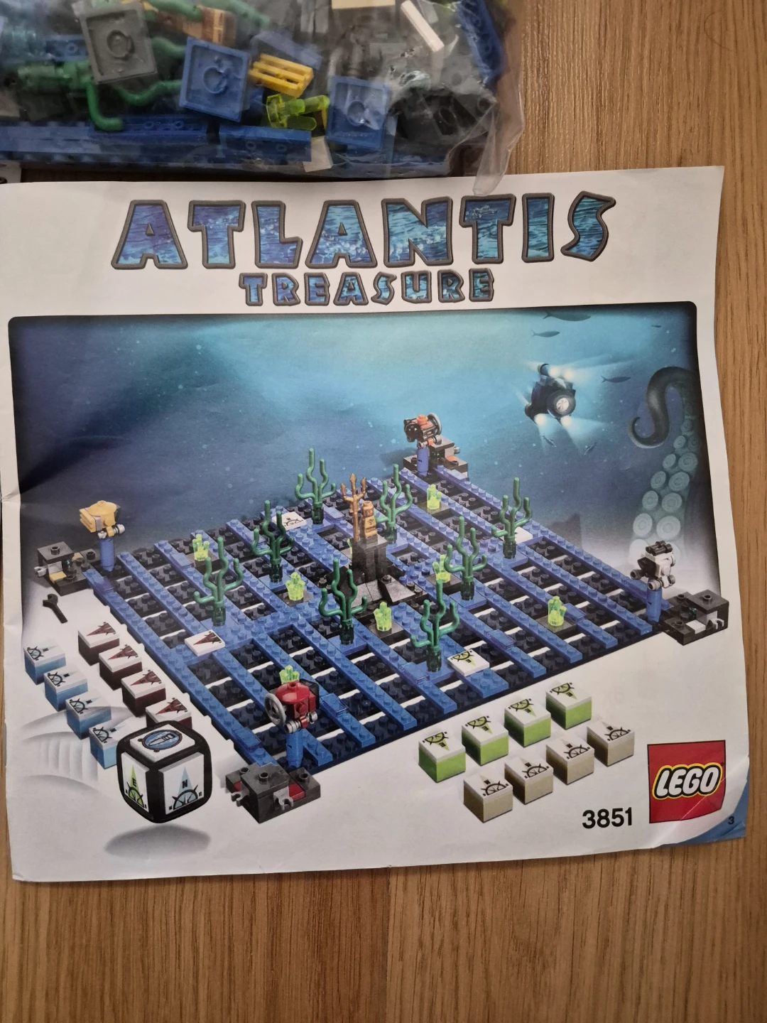LEGO Atlantis Treasure 3851 Set - photo 3