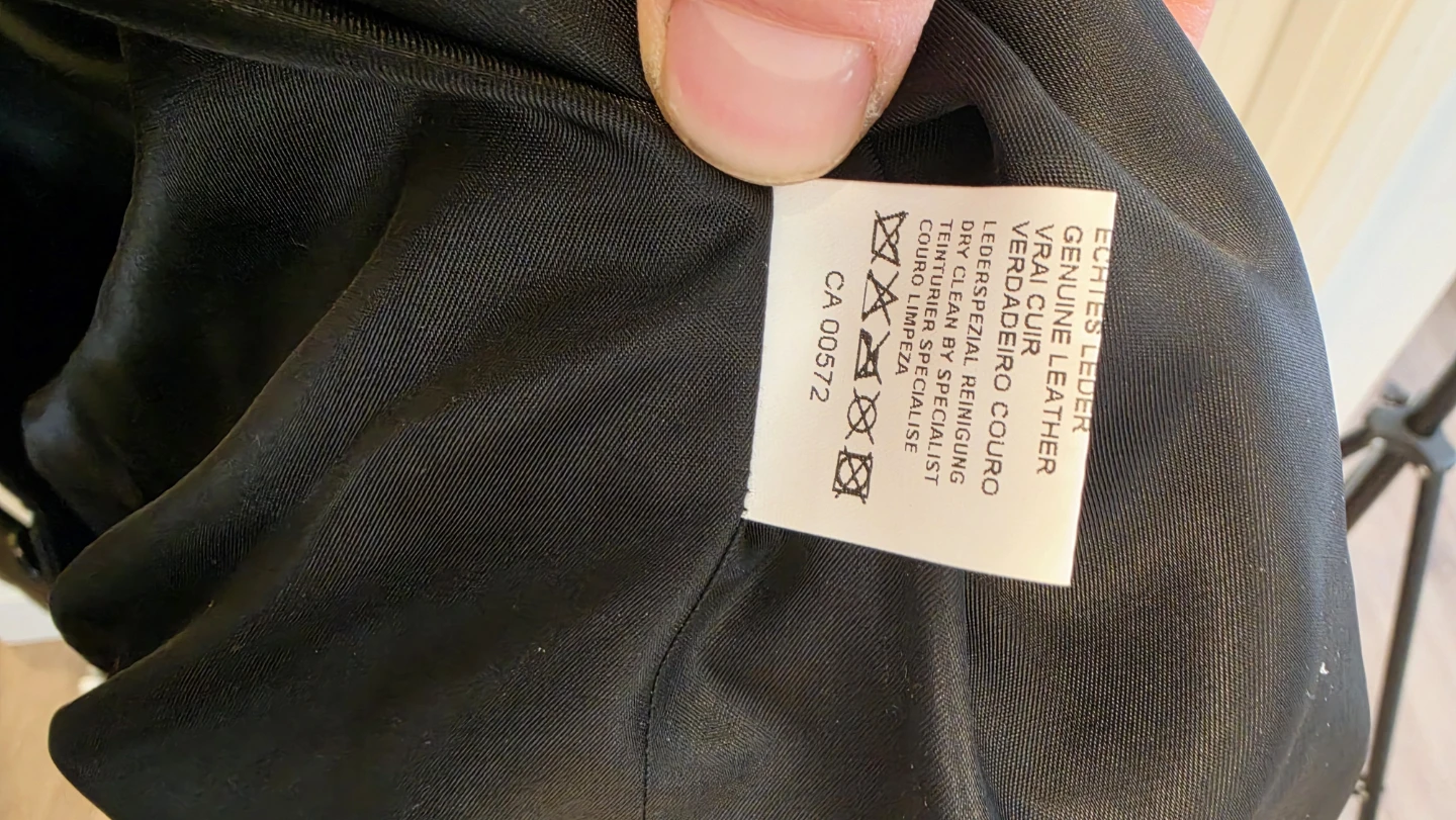 Harry Rosen Black Leather Blazer Size 52. (L or XL) - photo 5