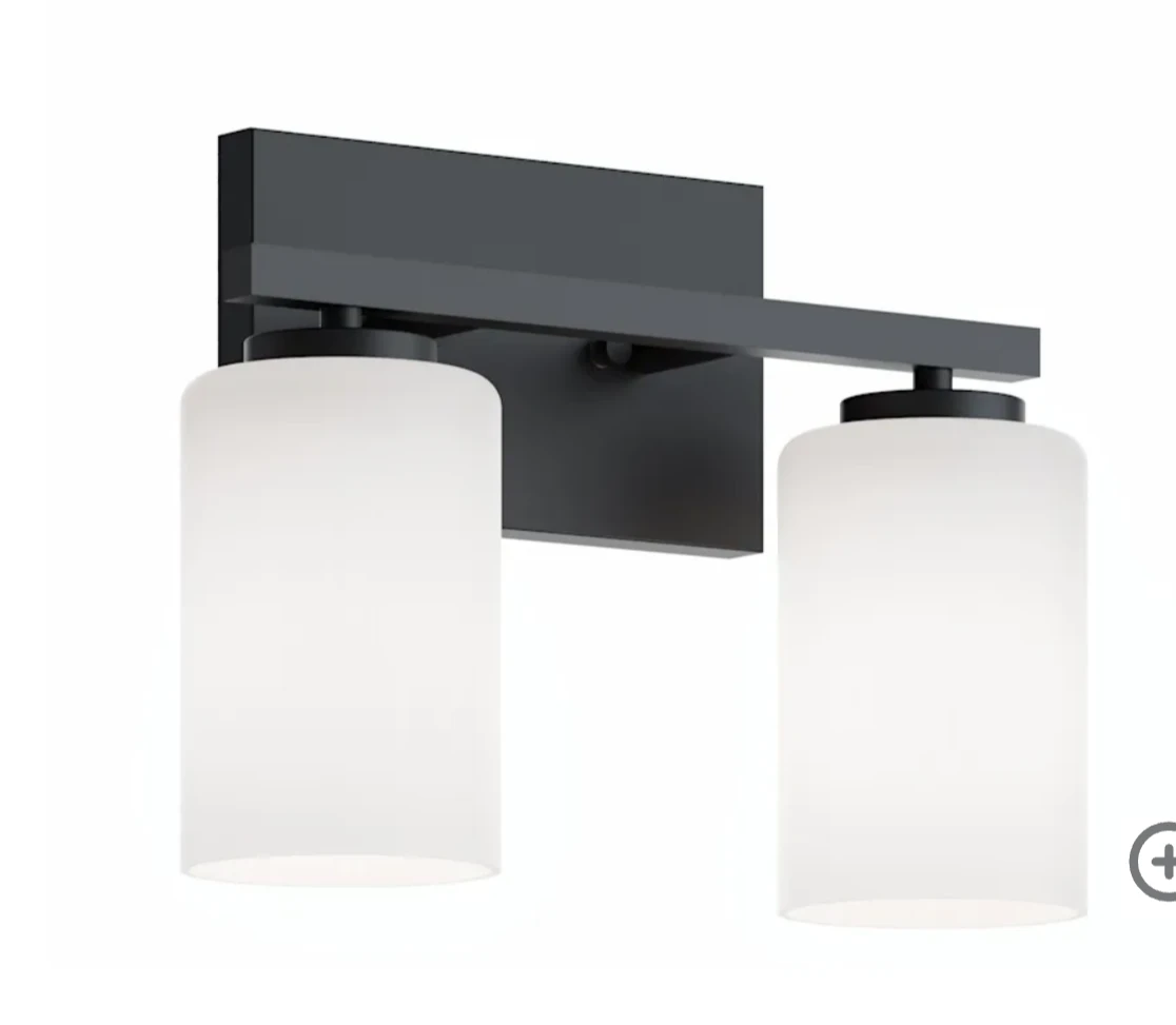 Modern Double Cylinder Vanity Light Fixture