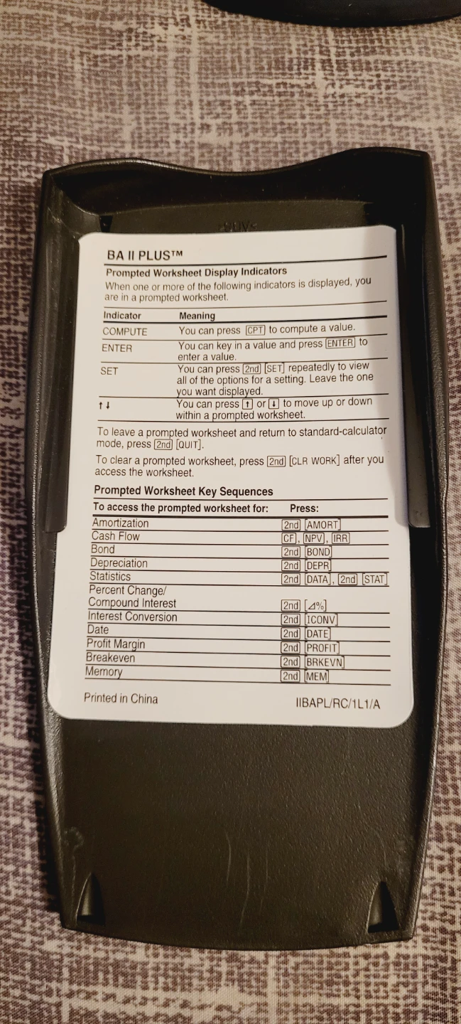Texas Instruments BA II Plus Financial Calculator - photo 4