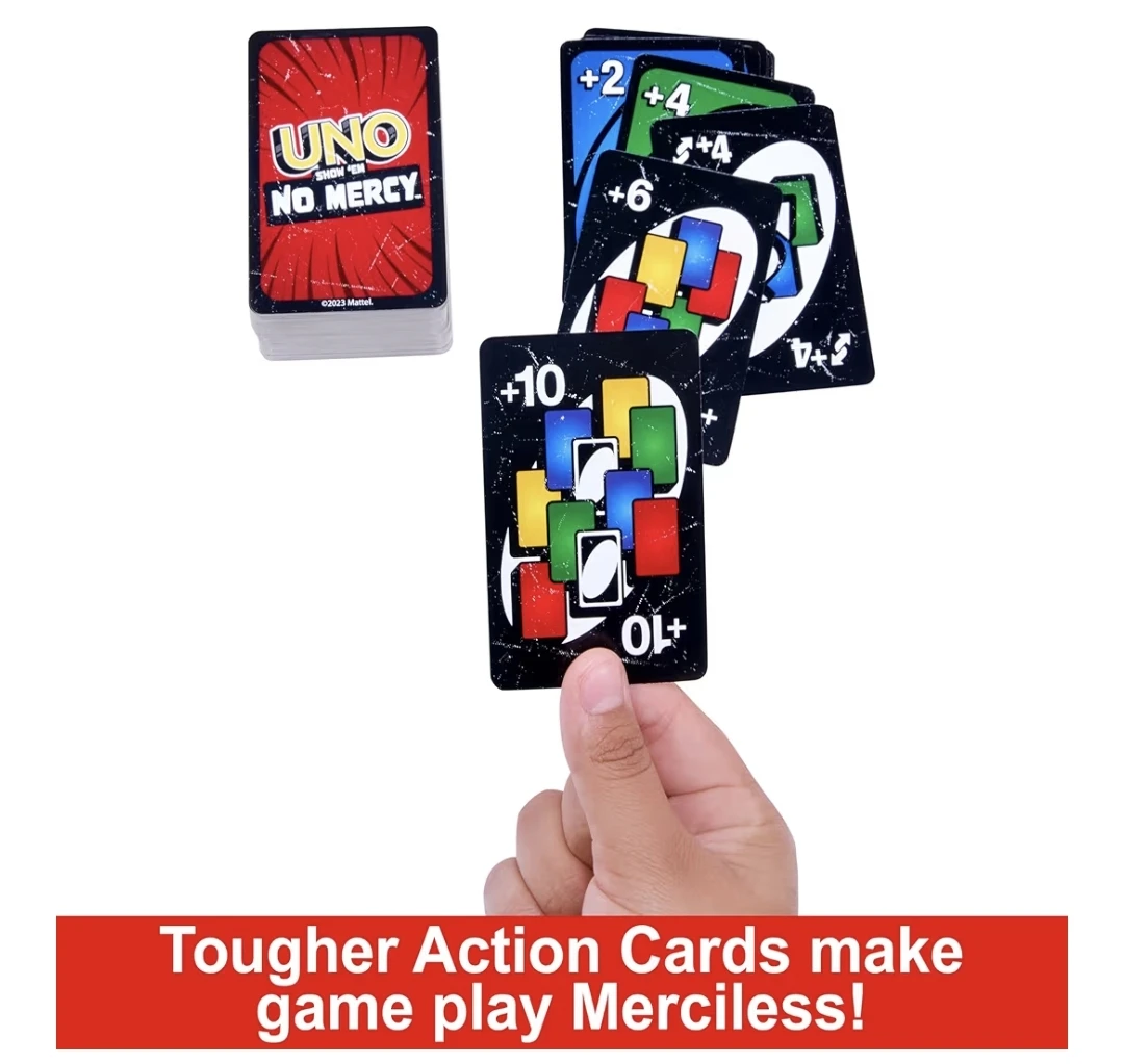 UNO Show 'em No Mercy Card Game in Storage Tin - photo 4