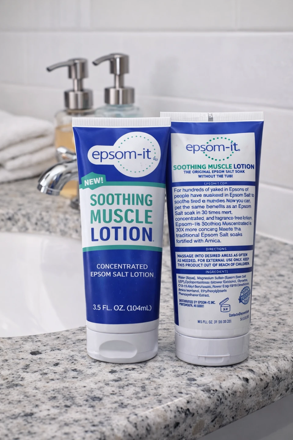 Epsom-it Soothing Muscle Lotion - Concentrated Epsom Salt Lotion