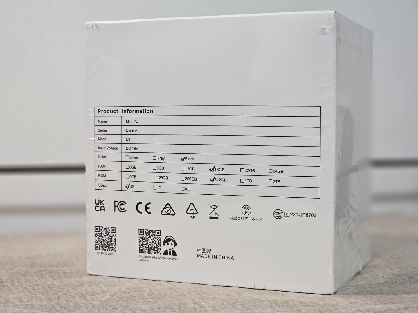 KAMRUI Essenx E3 Mini PC - photo 2