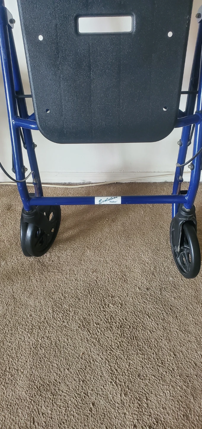 Blue Evolution Walker with Seat - photo 3