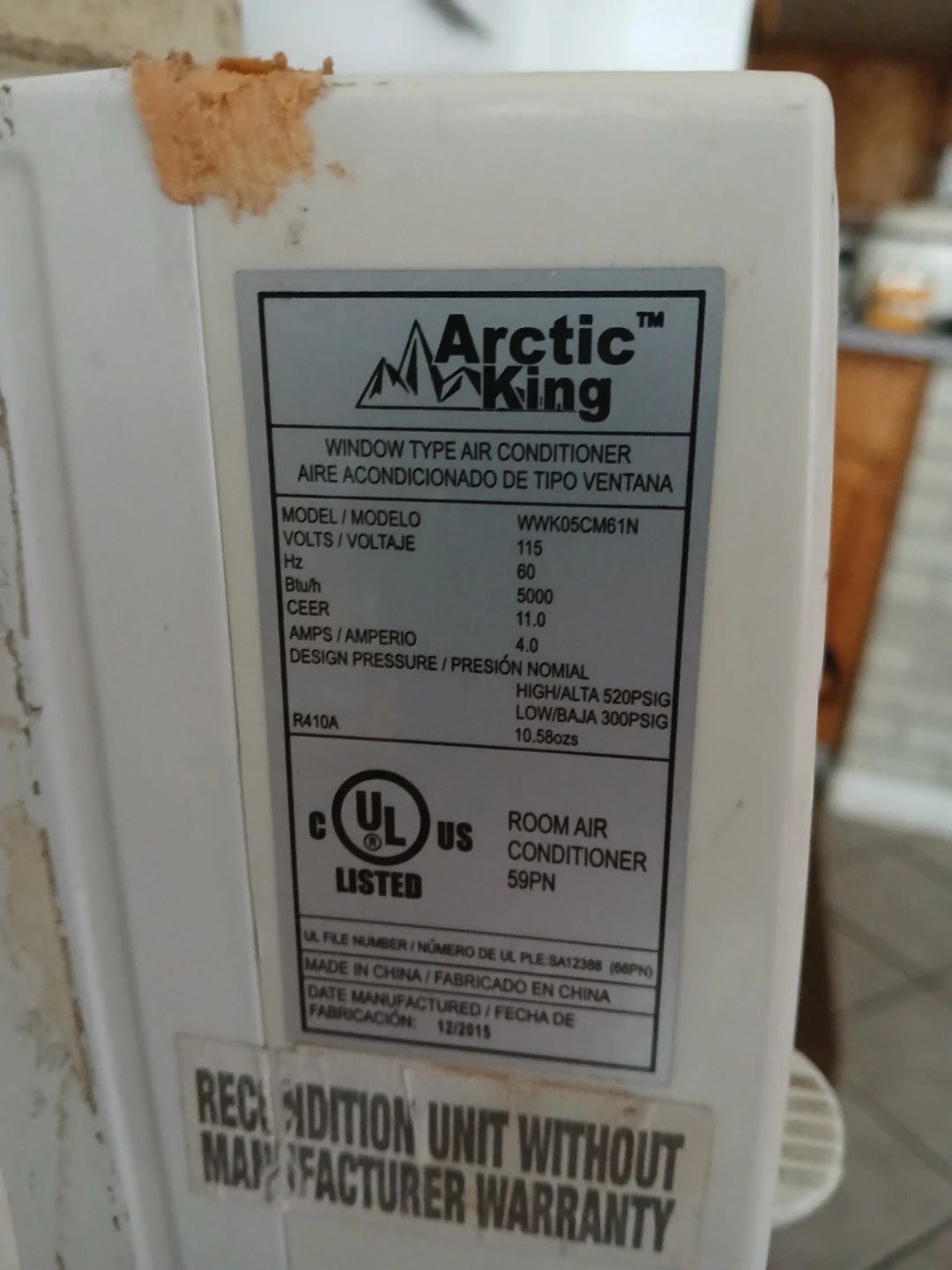 Ac 5000 btus - photo 2