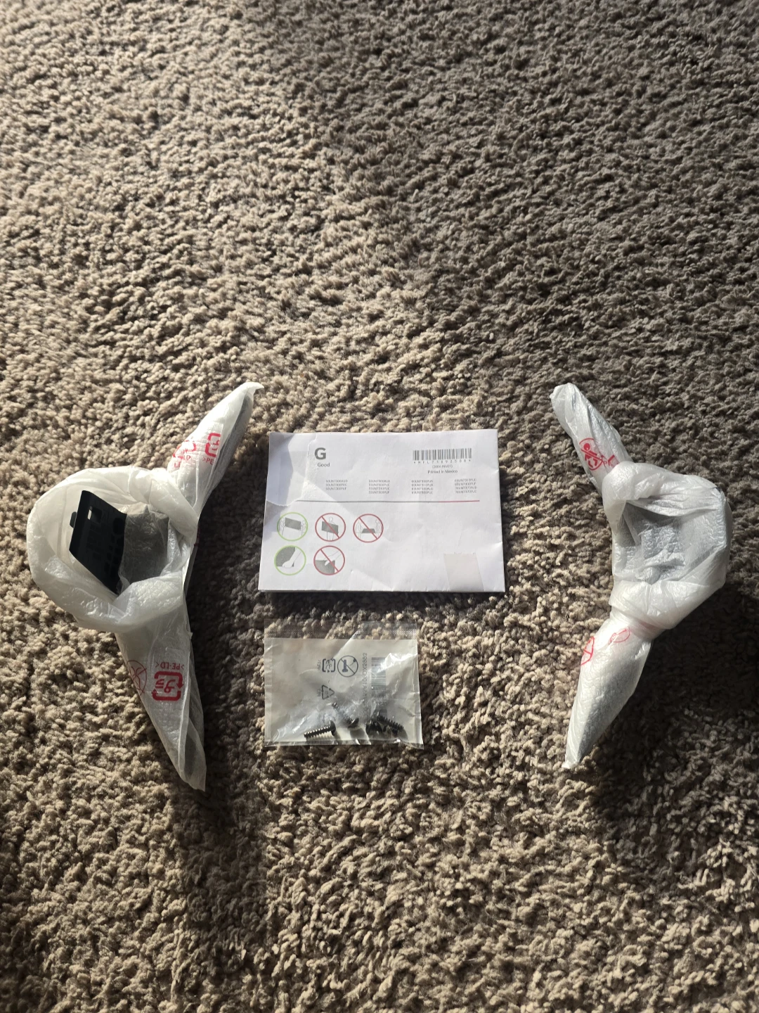 LG tv legs