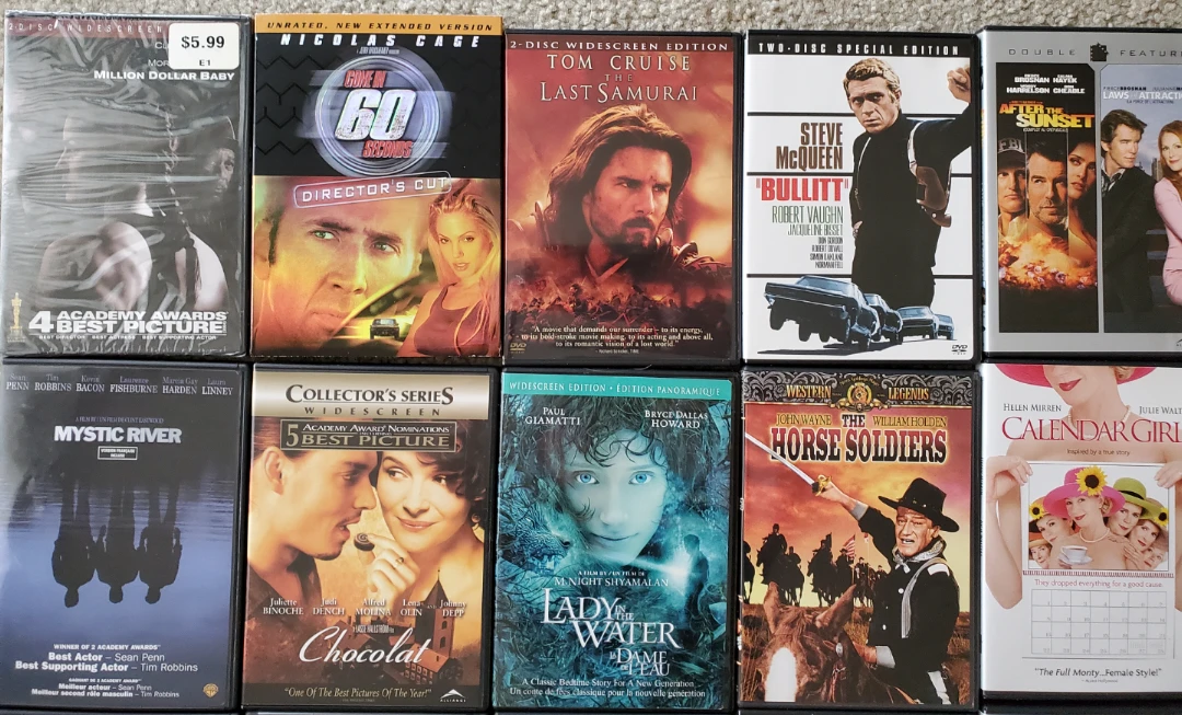 Collection of 20 DVDs