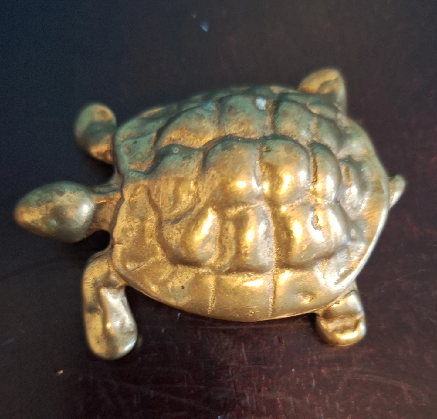 Brass Duck and Turtle Figurines - photo 4