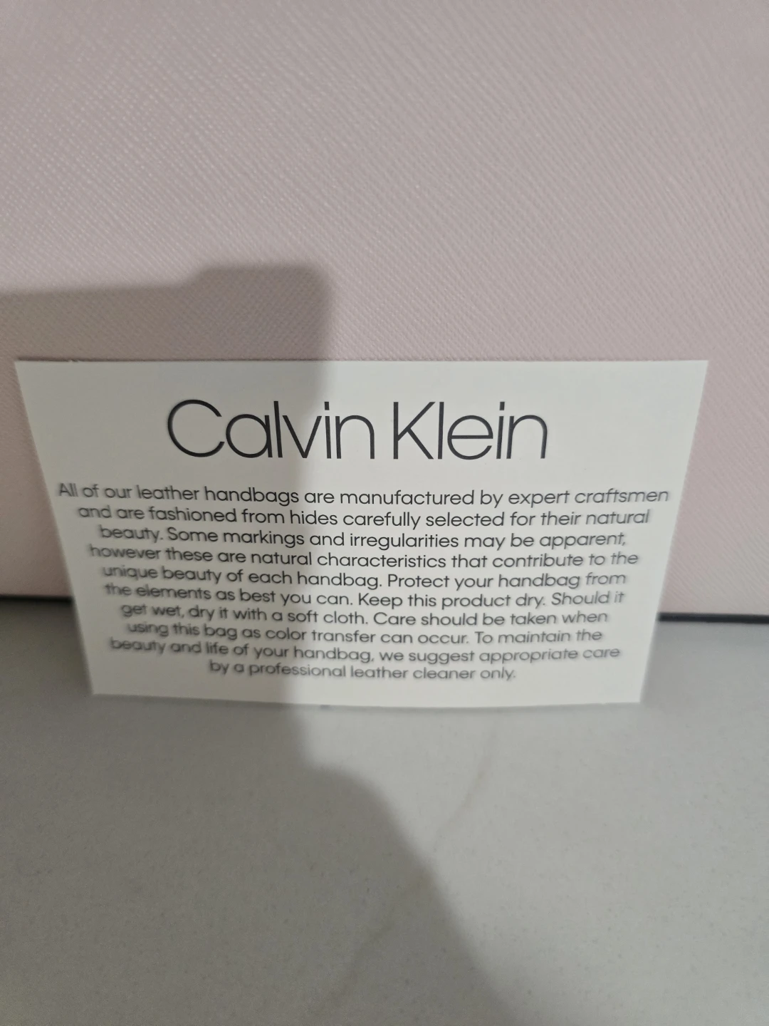 Calvin Klein Pink Tote Bag - photo 3