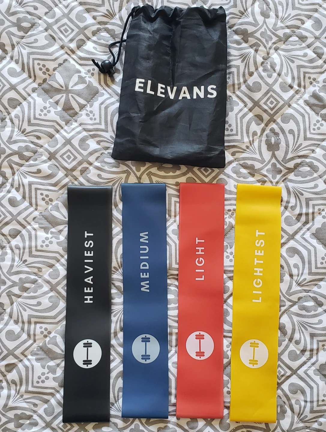 ELEVANS Resistance Bands Set with Bag