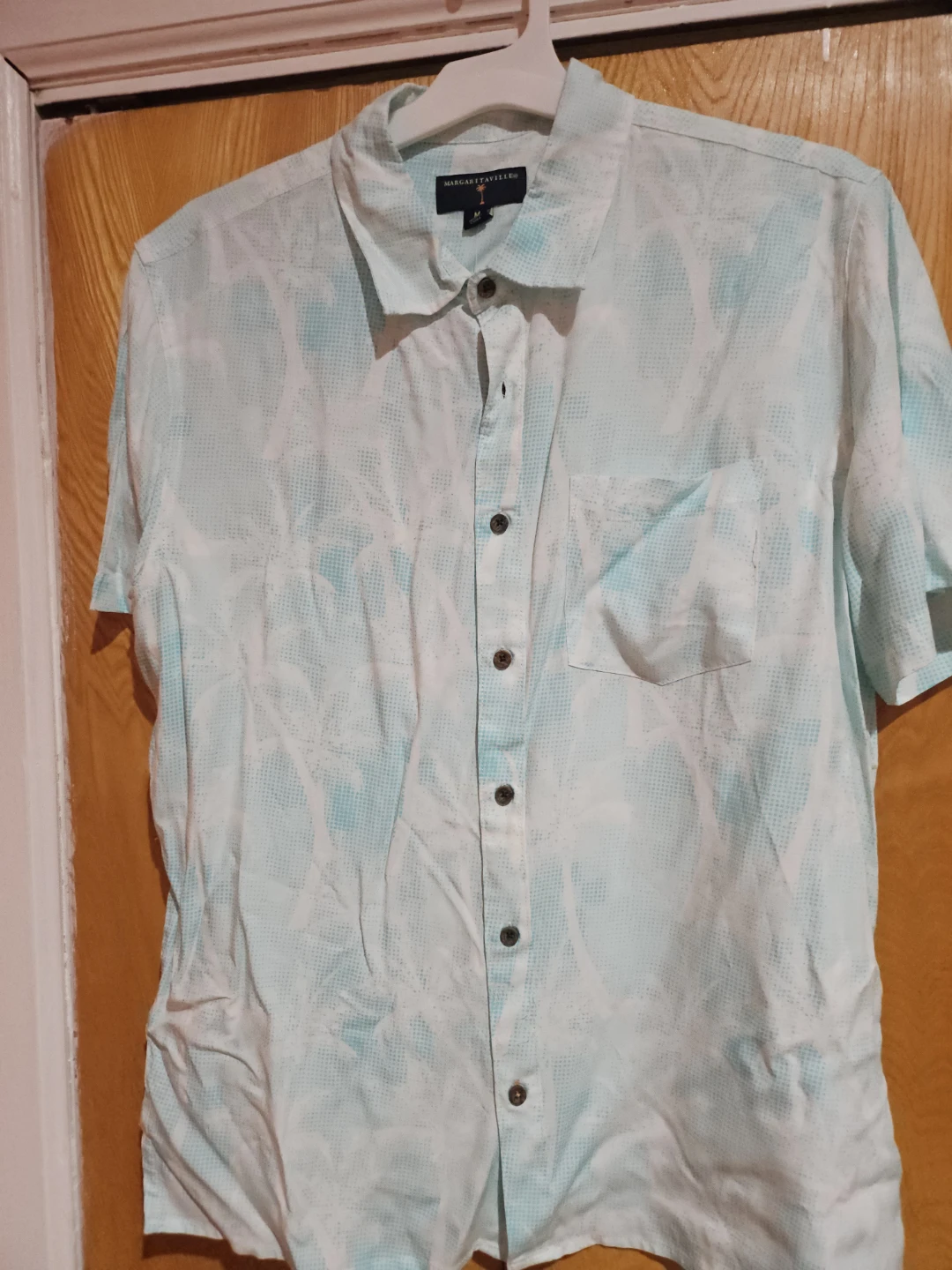 Margaritaville Men's Short Sleeve Button-Up Shirt - Medium - photo 2