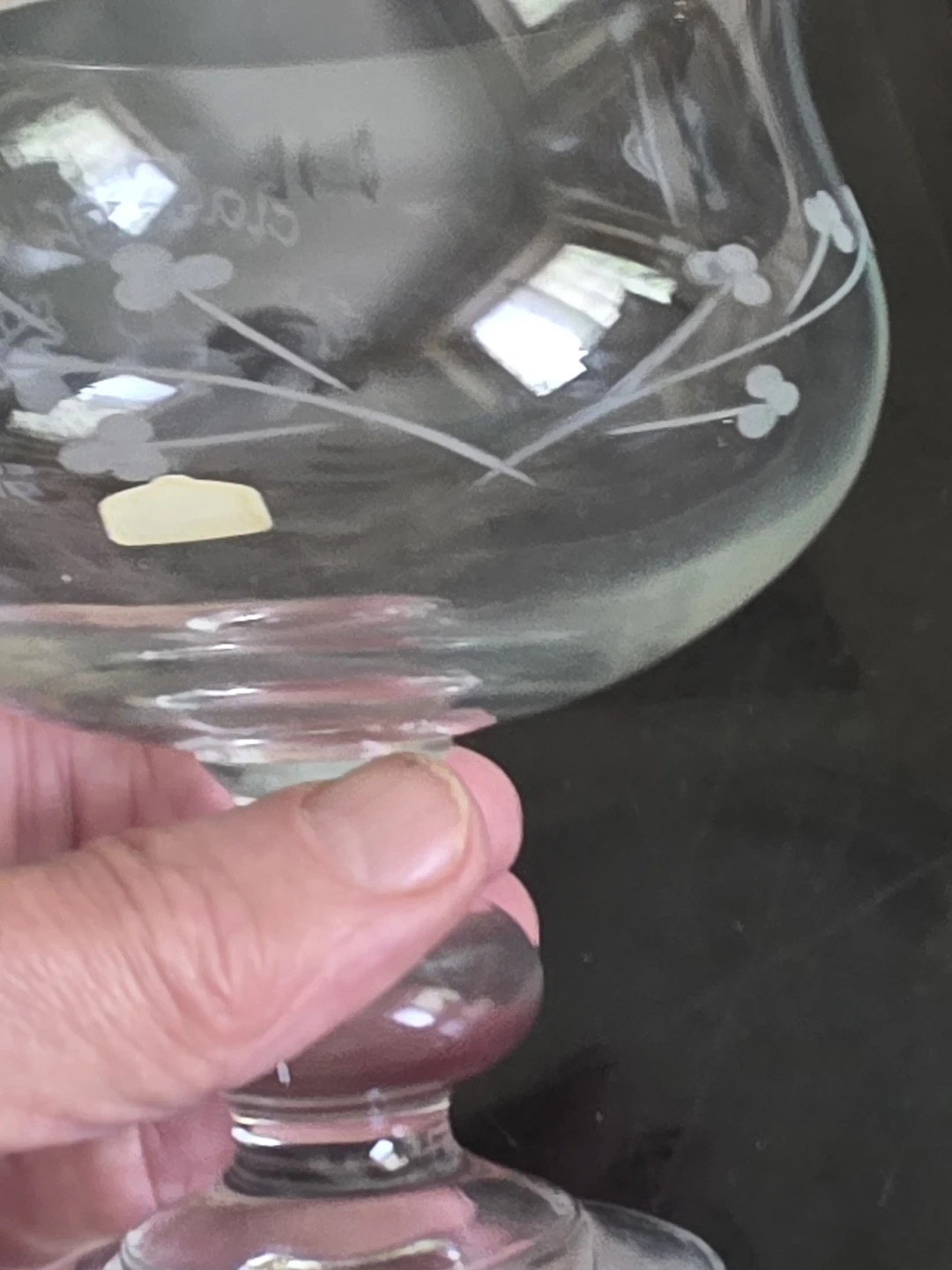 DUSKE Irish Handcut Glass Claddagh Goblet - photo 4