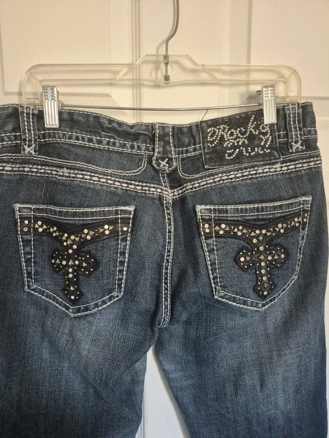 Rock and Roll Cowgirl Low Rise Jeans Size 30x32 - photo 4