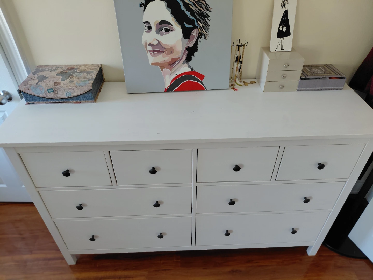 Ikea Hemmes White 8-Drawer Dresser - photo 2