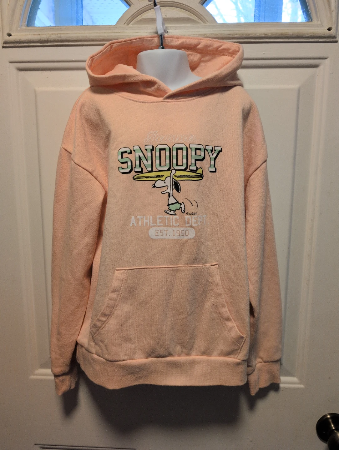 Peanuts Snoopy Athletic Dept. Hoodie - Pink - M/M (10-12) - photo 2