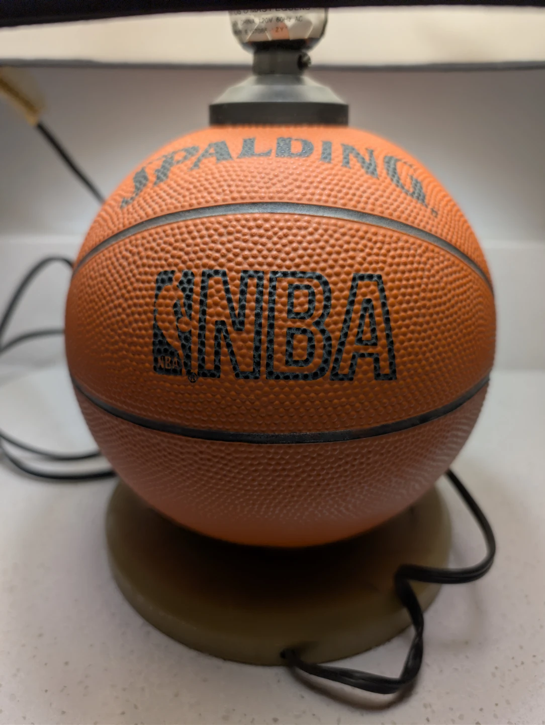 Vintage 90's Spalding NBA Chicago Bulls Basketball Lamp - photo 5