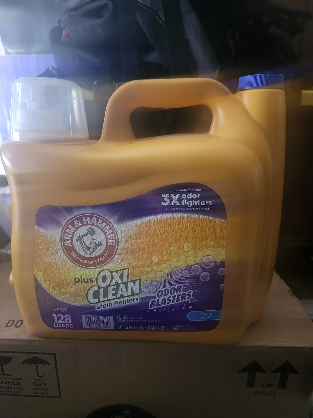 Arm & Hammer Plus OxiClean Odor Blasters Detergent, Fresh Burst,