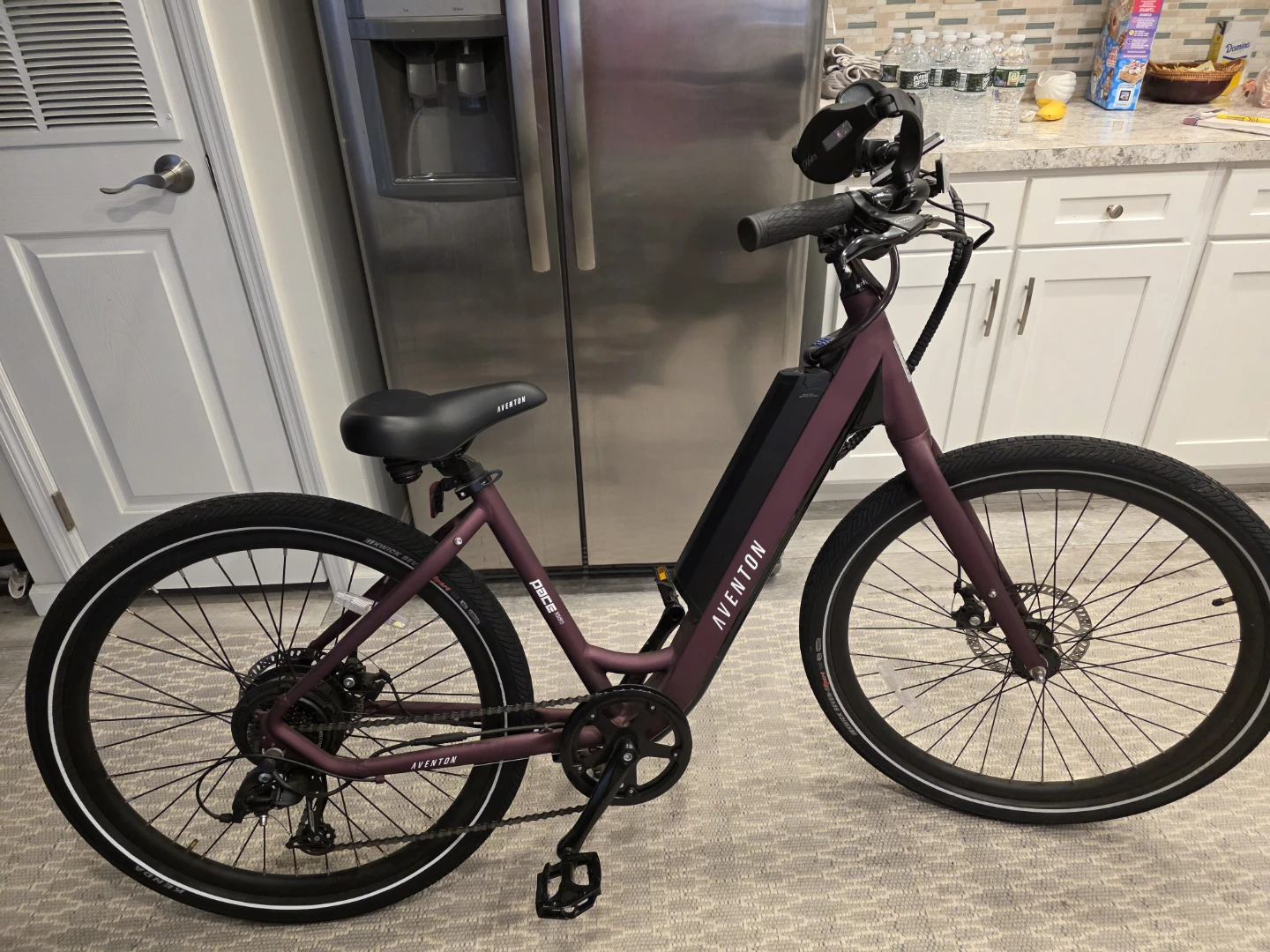 Aventon Pace Electric Commuter Bike - Purple
