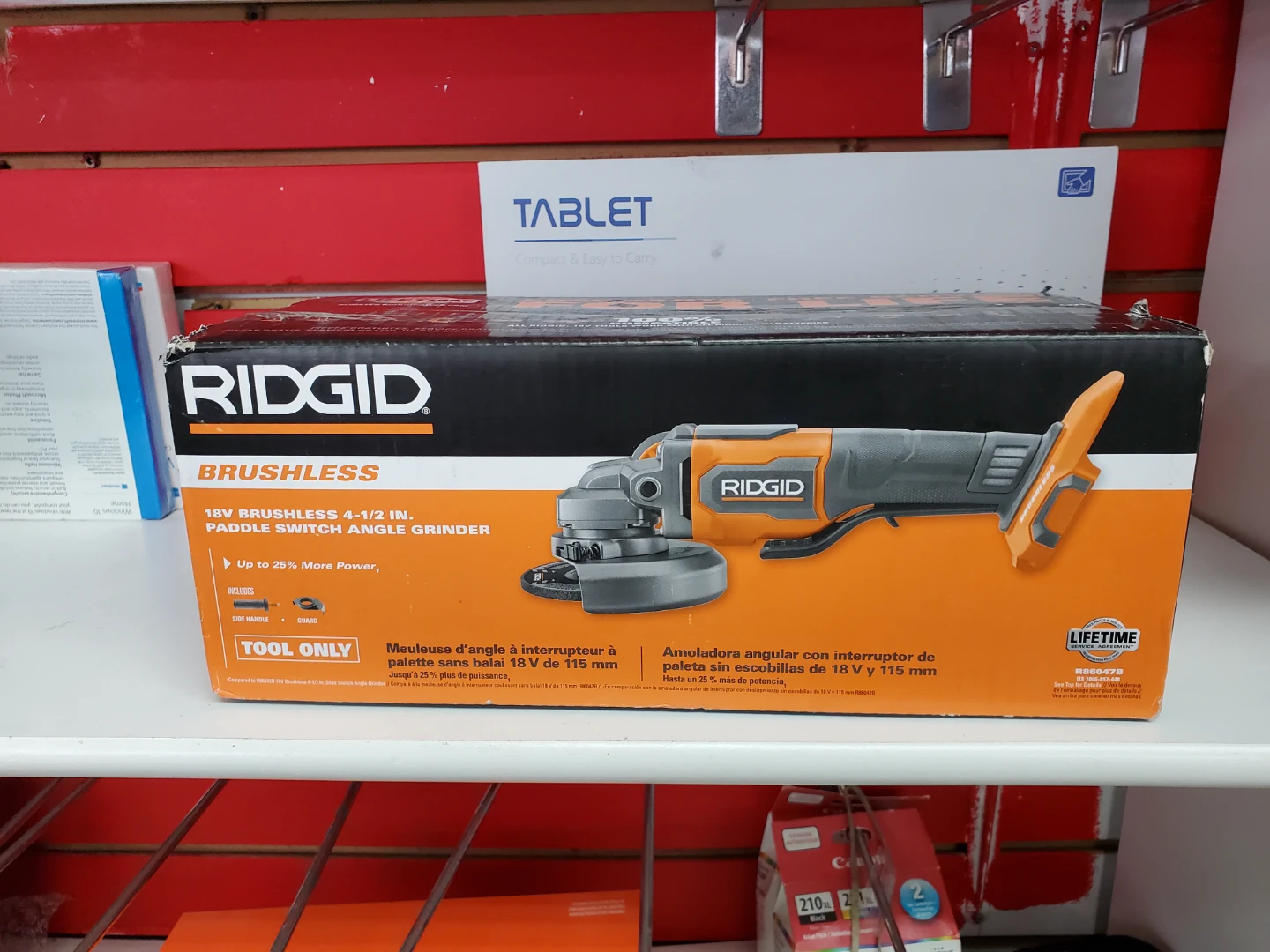 RIDGID 18V Brushless Cordless 4-1/2 in.