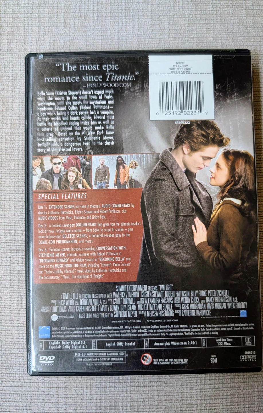 Twilight Three Disc Deluxe Edition DVD Movie - photo 2
