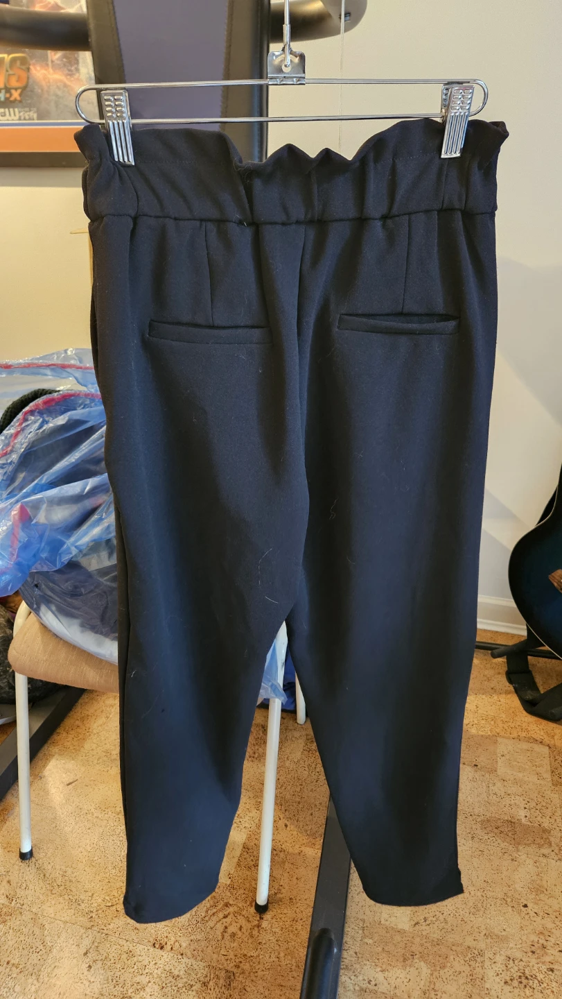 Dynamite Black Paperbag Waist Pants - photo 3