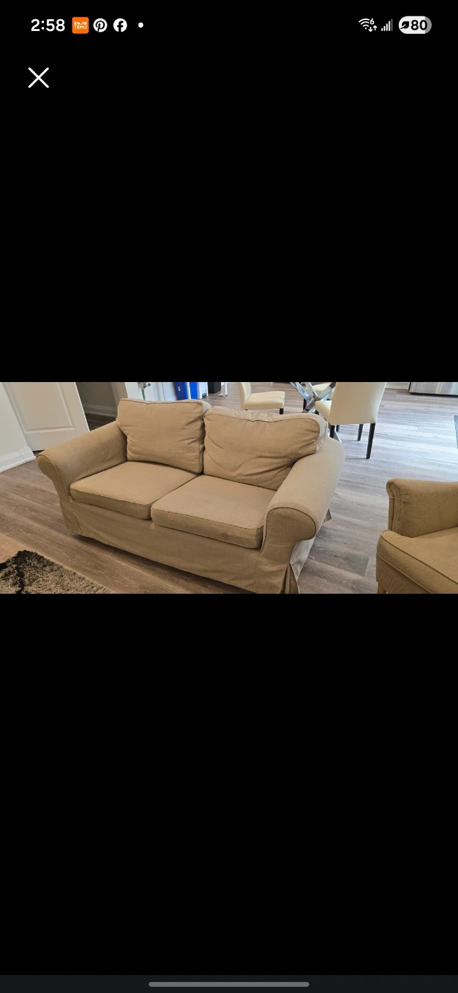 2 IKEA Klippan Sofa - Beige - photo 2
