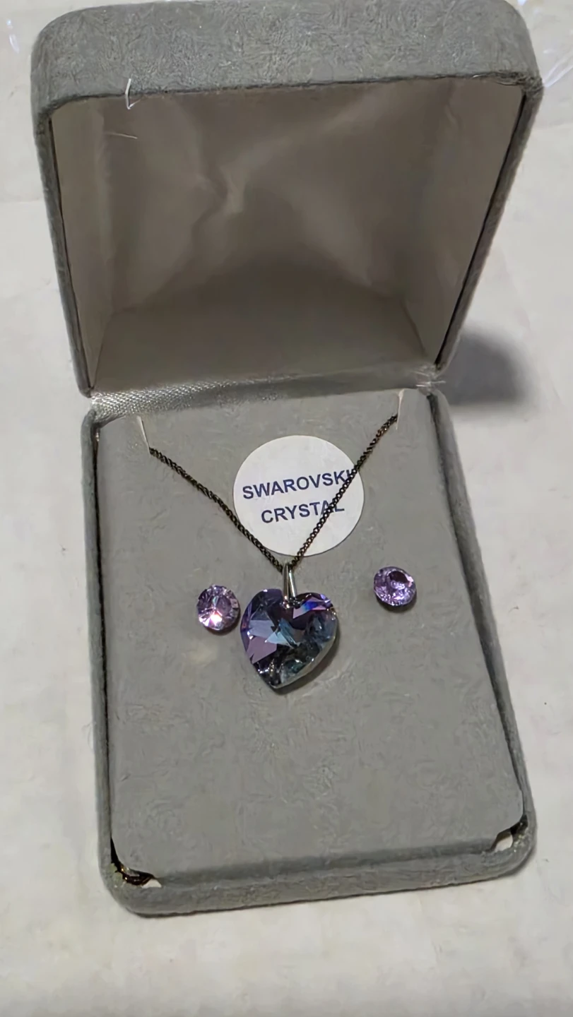 Swarovski Crystal Heart Necklace