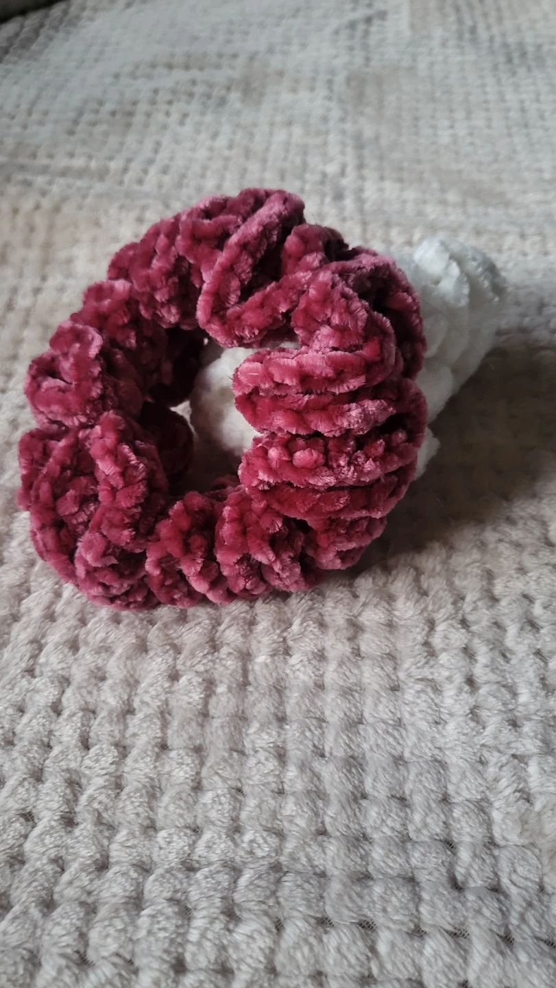 Velvet Scrunchies - Crocheted