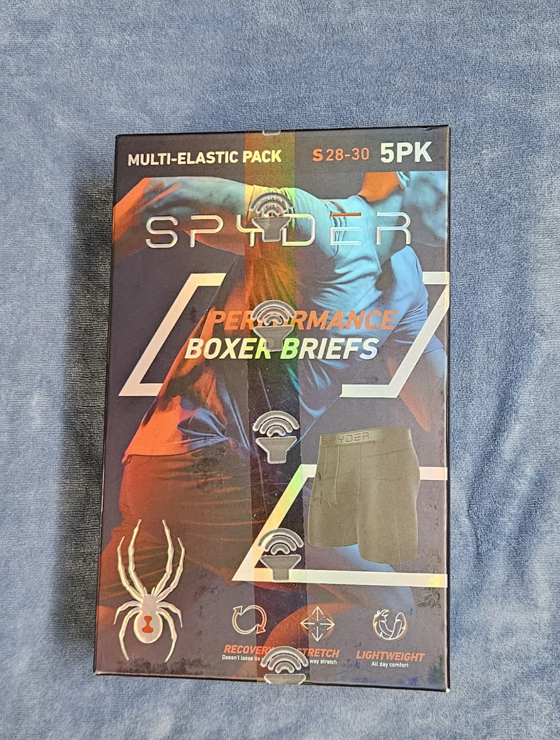 Spyder Performance Boxer Briefs - Multi-Elastic Pack - 5 Pack
