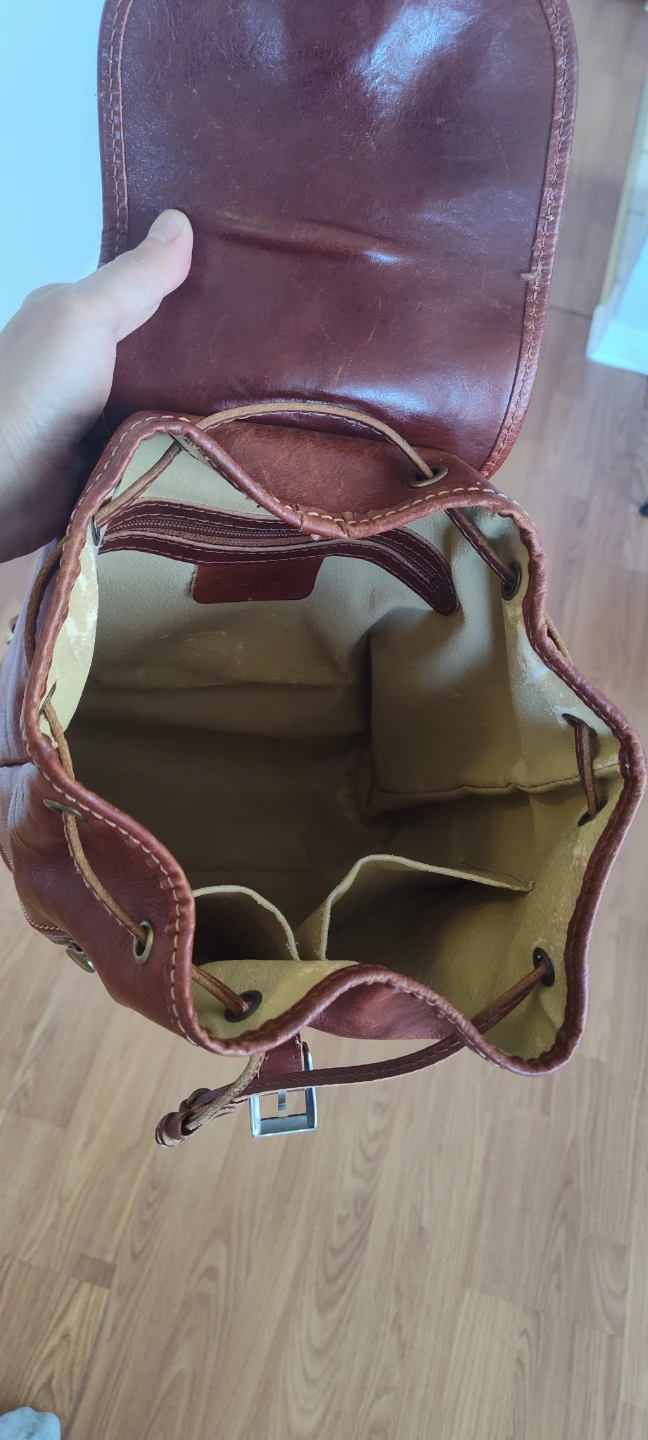 Intalian Genuine Leather Backpack - photo 4