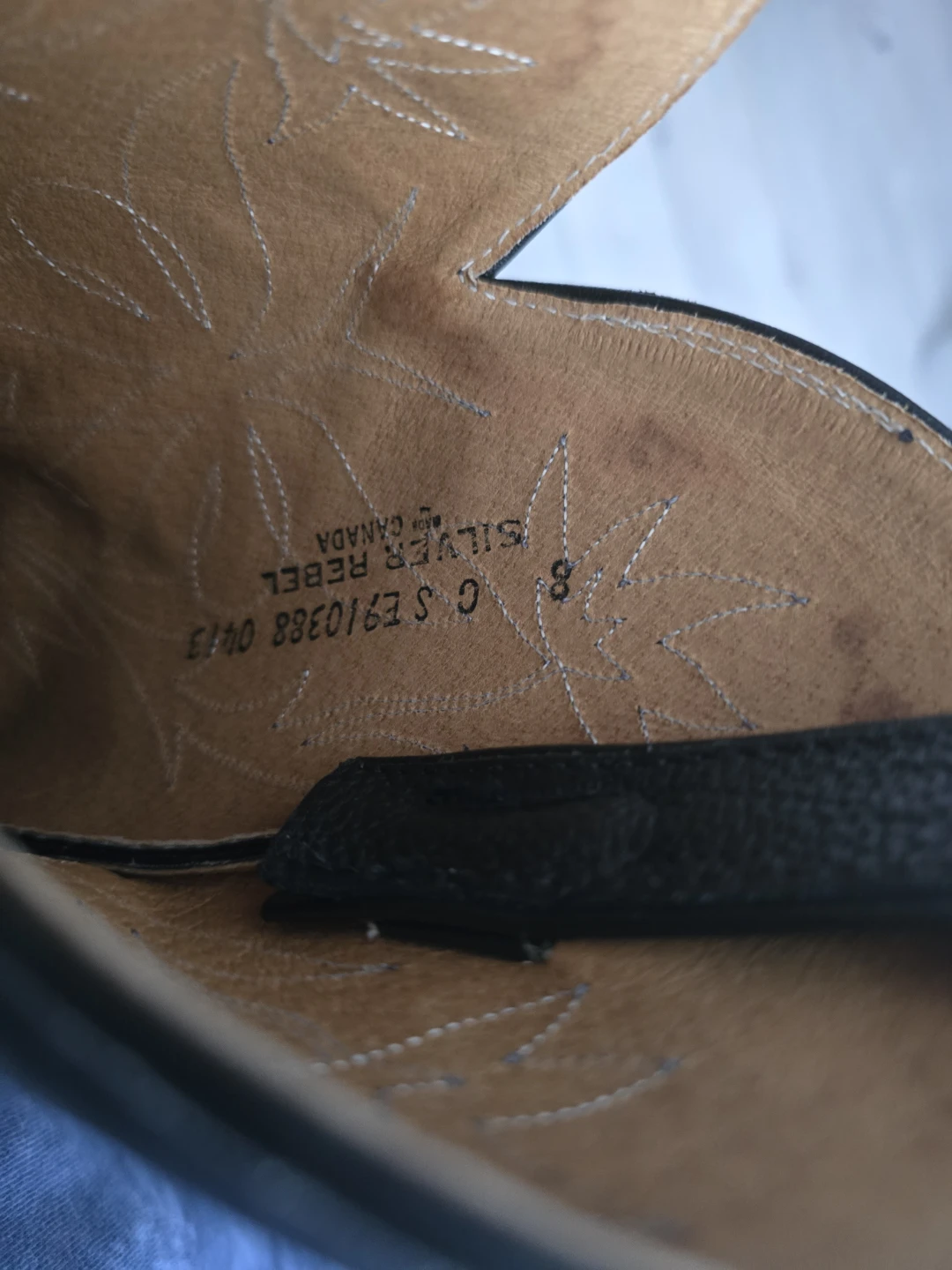 Silver Rebel Black Cowboy Boots - photo 4