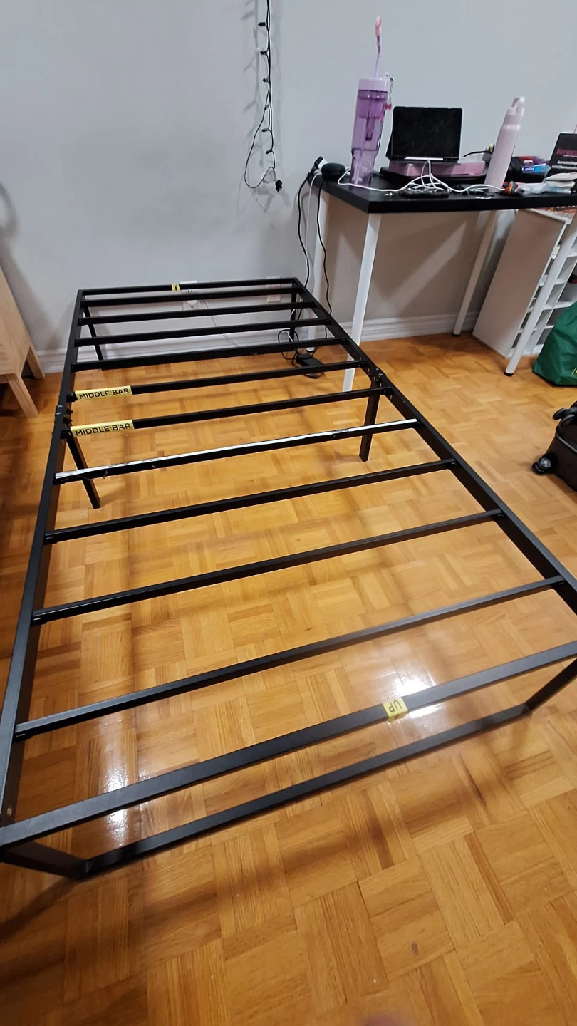Black Metal Bed Frame - photo 2