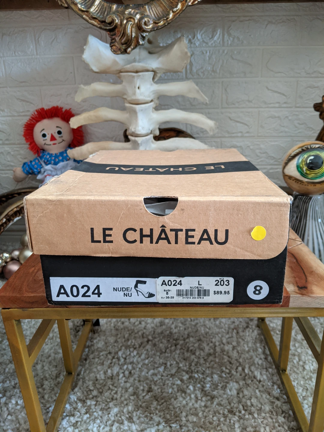 Le Château Nude Strap Heels Size 8 - photo 5