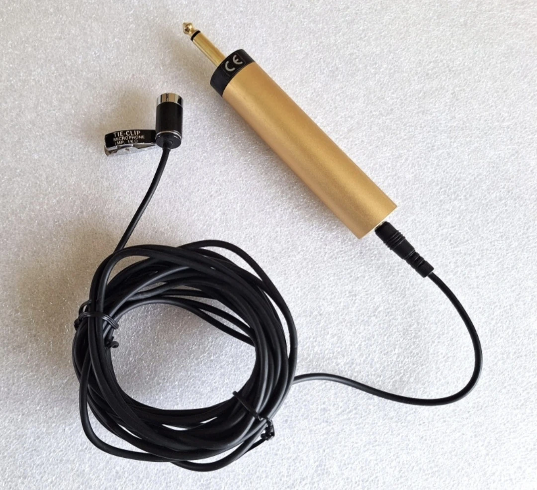 Tie-Clip Microphone 1k Ohm Impedance