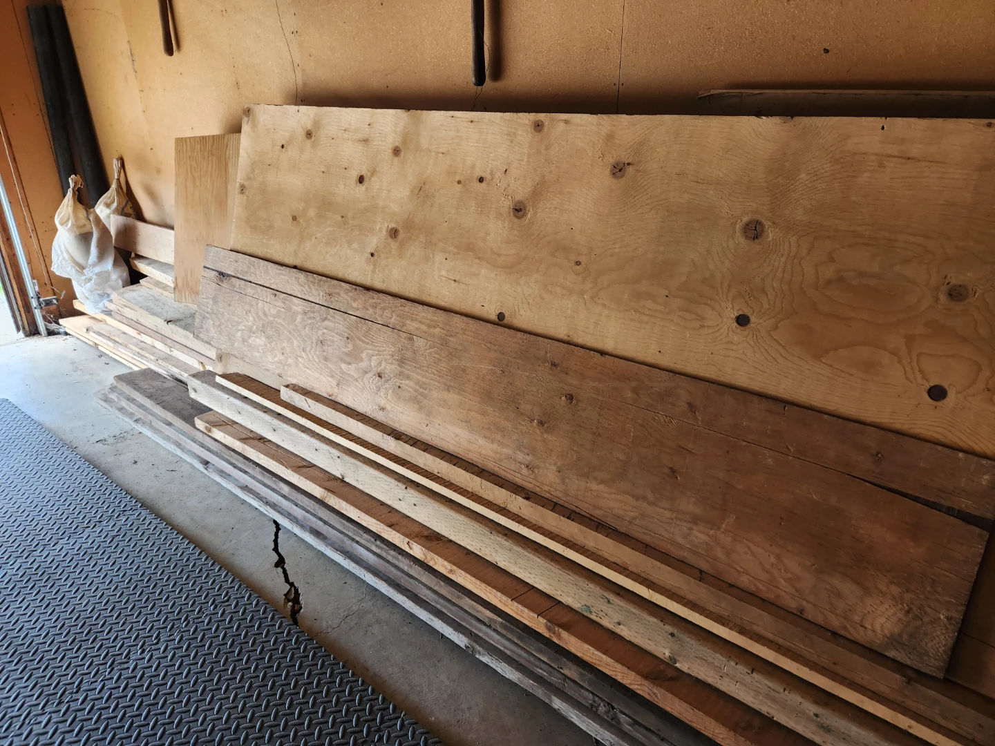Assorted Lumber and Plywood for Sale