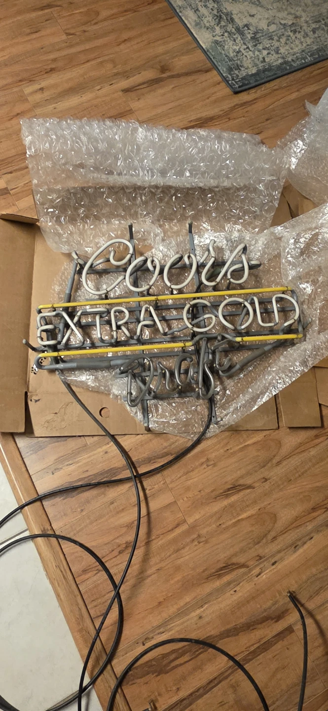 Coors Extra Gold Neon Sign