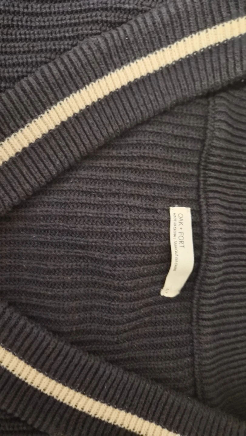 Oak + Fort cropped cardigan - photo 3