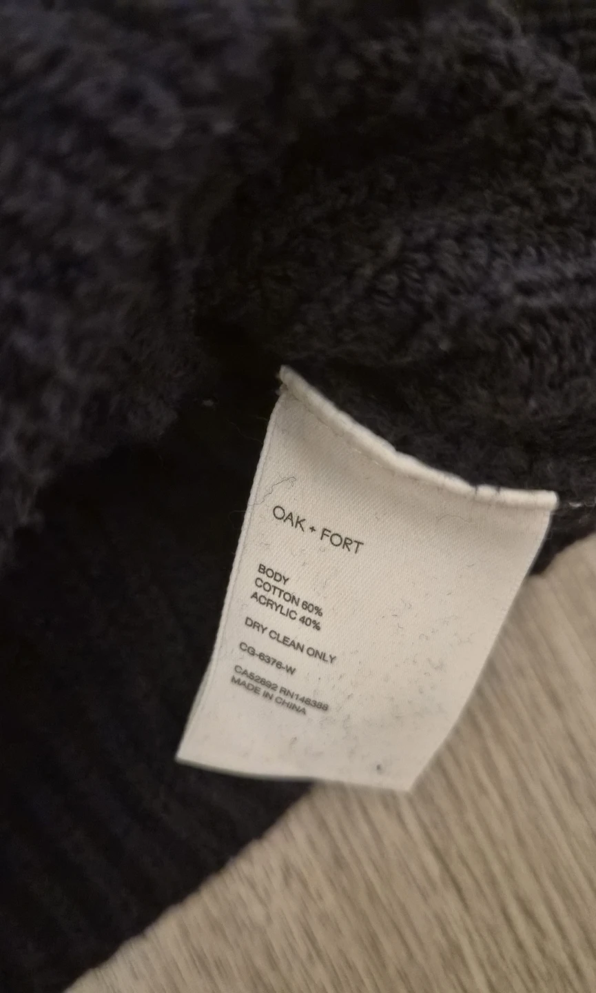 Oak + Fort cropped cardigan - photo 4