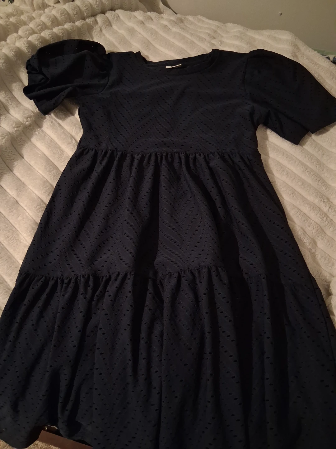 Puff Sleeve Tiered Dress - photo 2