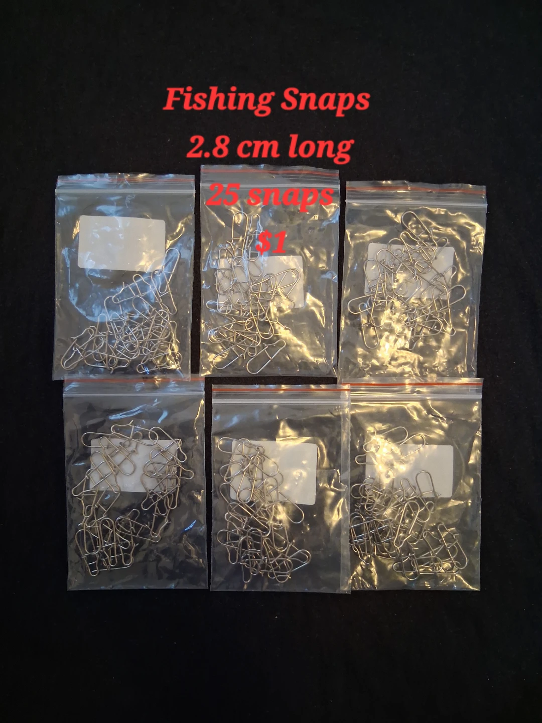 Fishing Snaps - 2.8 cm Long - photo 2
